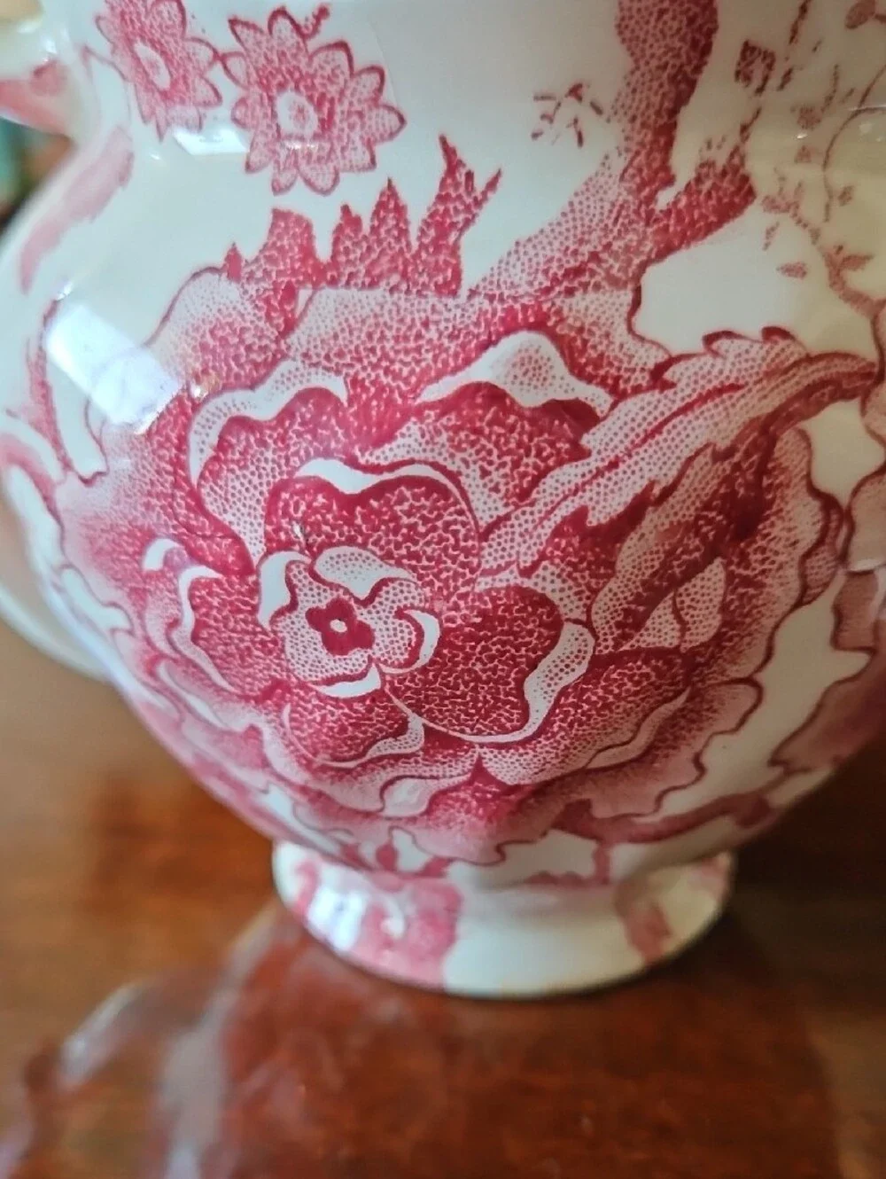 Johnson Brothers VTG English Chippendale Pink Red 4.5